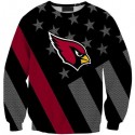 Arizona Cardinals 3D Hoodie National Flag