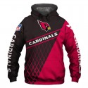 Arizona Cardinals 3D Jacket Black Red