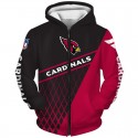 Arizona Cardinals 3D Jacket Black Red