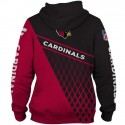 Arizona Cardinals 3D Jacket Black Red