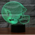 Arizona Cardinals 3D LED Light Lamp
