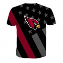 Arizona Cardinals 3D T-shirt National Flag