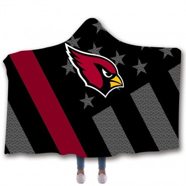 Arizona Cardinals Classic 3D Hooded Blanket