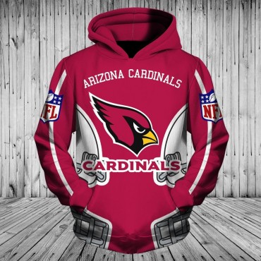 Arizona Cardinals Hoodie 3D Jacket