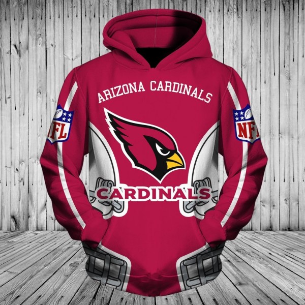 Arizona Cardinals Hoodie 3D Jacket