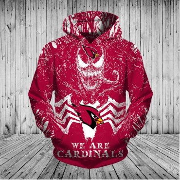Arizona Cardinals Venom 3D Hoodie