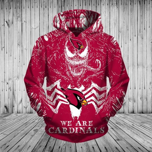 Arizona Cardinals Venom 3D Hoodie