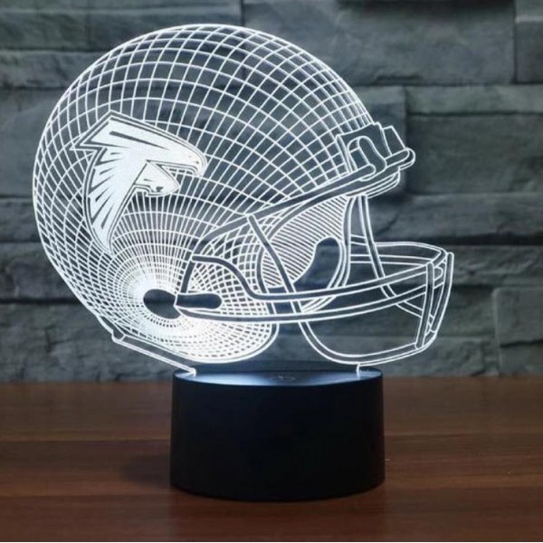 Atlanta Falcons 3D Led Light Lamp