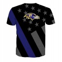 Baltimore Ravens 3D Flag T-shirt
