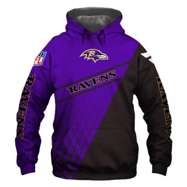 Baltimore Ravens 3D Hoodie Cool Sweatshirt