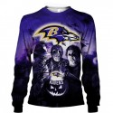 Baltimore Ravens 3D Hoodie Horror Sweatshirt