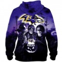 Baltimore Ravens 3D Hoodie Horror Sweatshirt