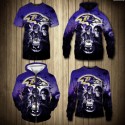 Baltimore Ravens 3D Hoodie Horror Sweatshirt