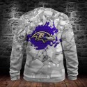 Baltimore Ravens 3D Hoodie Ice Sweatshirts