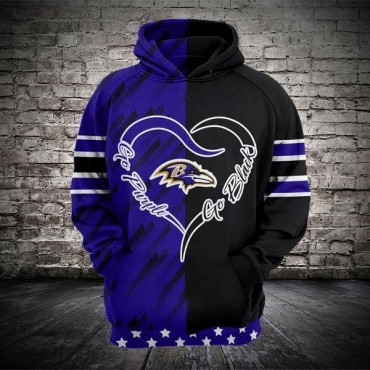 Baltimore Ravens 3D Hoodie Unique