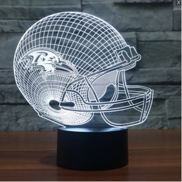 Baltimore Ravens 3D LED Light Lamp