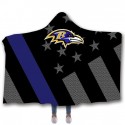 Baltimore Ravens Classic 3D Hooded Blanket