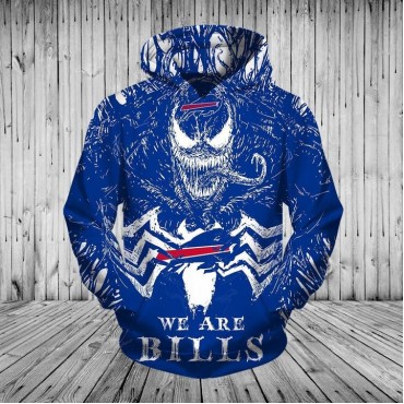 Buffalo Bills 3D Hoodie Horror Movie Venom