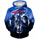 Buffalo Bills 3D Hoodie Horror Sweatshirt