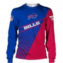 Buffalo Bills 3D Hoodie Red Blue Sweatshirt