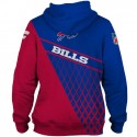 Buffalo Bills 3D Hoodie Red Blue Sweatshirt