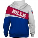 Buffalo Bills 3D Hoodie White Blue Sweatshirt