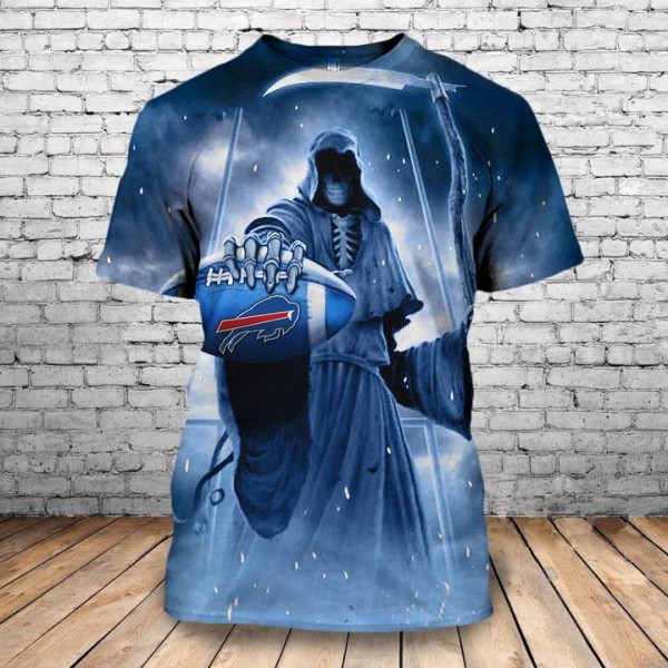 Buffalo Bills 3D T-shirt Blue