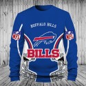 Buffalo Bills Hoodie 3D Blue Sweatshirt