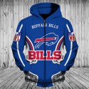 Buffalo Bills Hoodie 3D Blue Sweatshirt