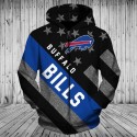 Buffalo Bills Hoodie 3D Flag Sweatshirt