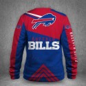 Buffalo Bills Hoodie Printed 3D Red Blue