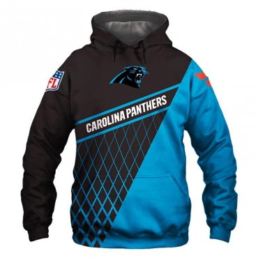 Carolina Panthers 3D Hoodie Black Sweatshirt