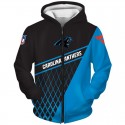 Carolina Panthers 3D Hoodie Black Sweatshirt