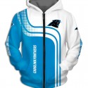 Carolina Panthers 3D Hoodie Blue White