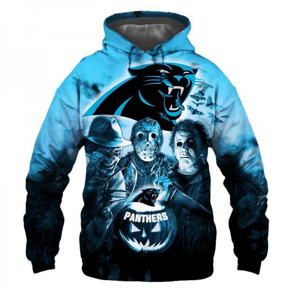 Carolina Panthers 3D Hoodie Horror Sweatshirt