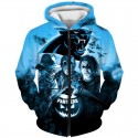 Carolina Panthers 3D Hoodie Horror Sweatshirt