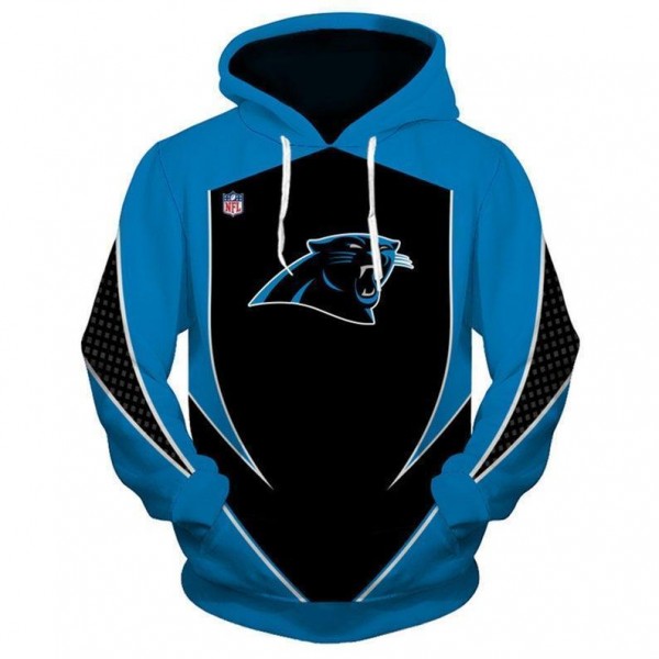 Carolina Panthers 3D Hoodie Pullover