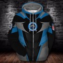 Chargers 3D Hoodie Blue and Black Cool