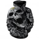 Chargers 3D Hoodie Skull