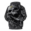 Chargers 3D Hoodie Skull