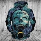Chargers Hoodie 3D Flower