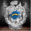 Chargers Hoodie 3D Ice