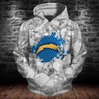 Chargers Hoodie 3D Ice