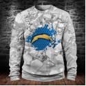 Chargers Hoodie 3D Ice