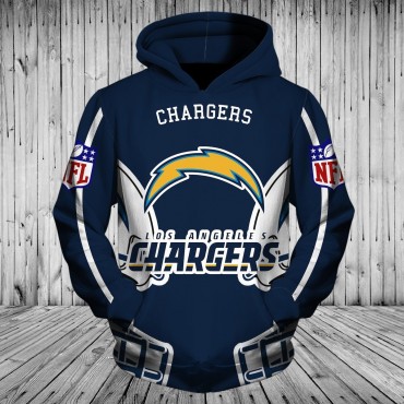 Chargers Hoodie 3D VIP Star