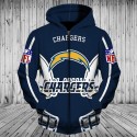 Chargers Hoodie 3D VIP Star