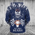 Chicago Bears 3D Hoodie Horror Movie Venom