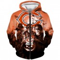 Chicago Bears 3D Hoodie Horror Jacket