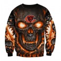 Chicago Bears 3D Hoodie Skull Hot Sweatshirt