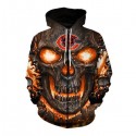 Chicago Bears 3D Hoodie Skull Hot Sweatshirt